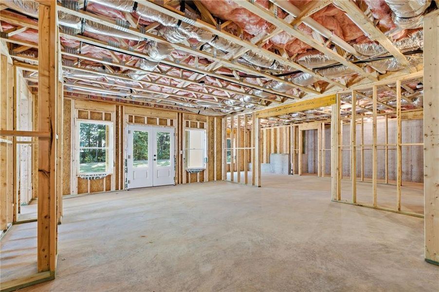 In-progress construction of a new home in , Marietta, GA (Image 44). In-progress construction of a new home in , Marietta, GA (Image 44).