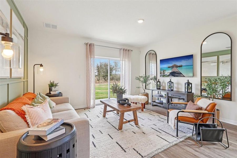 Furnished interior view inside a new home in , Lakeland (Image 29).