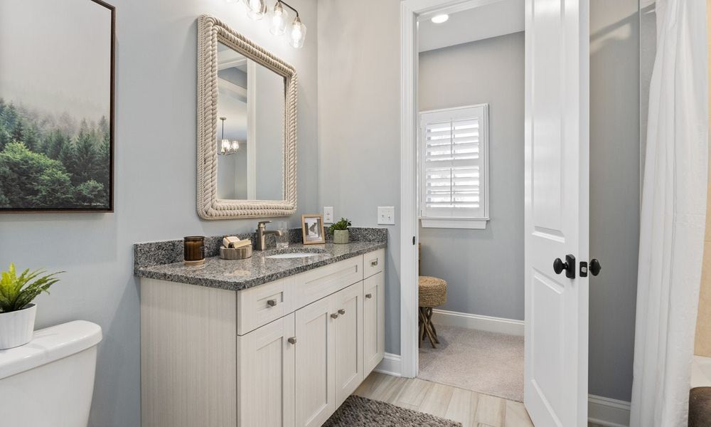 Representative furnished interior of a home built from the Tiburon II by Classica Homes in McLean - Waterfront, Clover (Image 25).