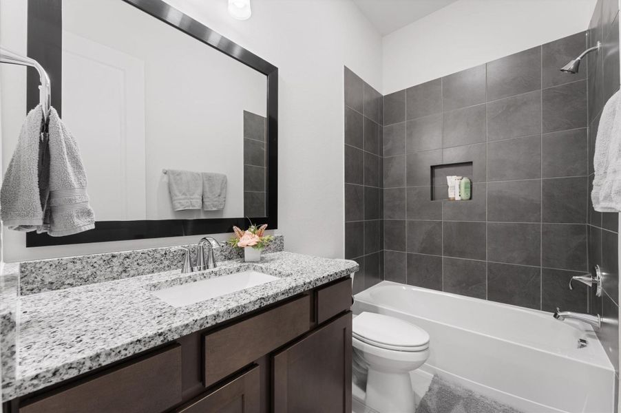 Furnished interior view inside a new home in , Tomball (Image 29).