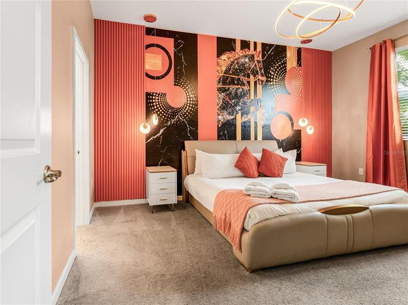 Furnished interior view inside a new home in , Kissimmee (Image 16).