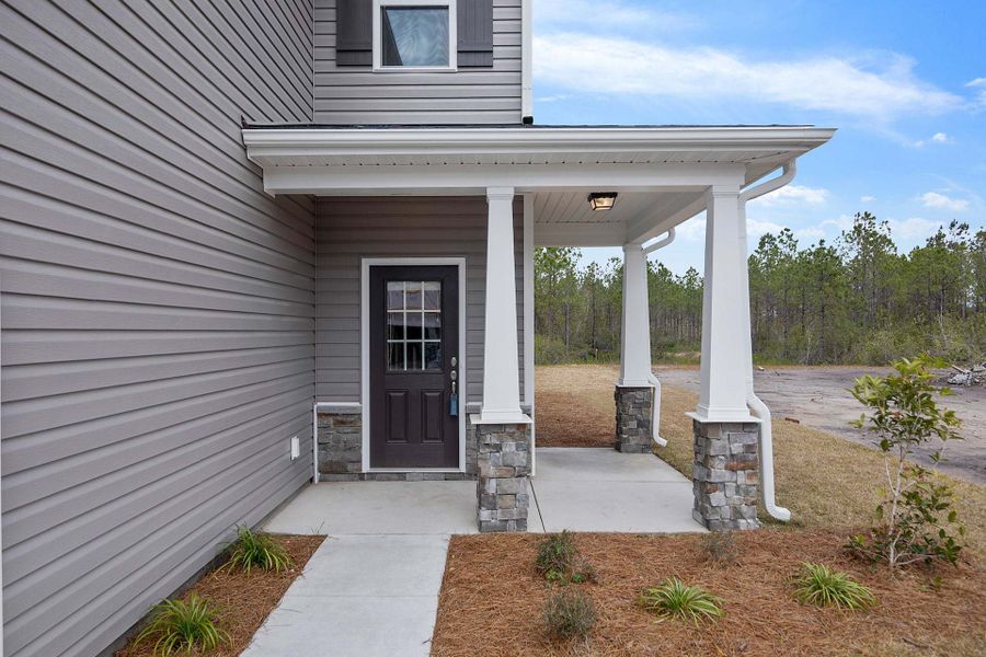 Representative exterior photo of a completed home built from the Springfield by Caviness & Cates Communities in Sutherland Station at Olde Liberty, Franklinton, NC (Image 79). Representative exterior photo of a completed home built from the Springfield by Caviness & Cates Communities in Sutherland Station at Olde Liberty, Franklinton, NC (Image 79).