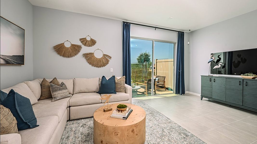 Representative furnished interior of a home built from the Jasmine by Taylor Morrison in Waterstone Townhomes, Groveland (Image 12). Representative furnished interior of a home built from the Jasmine by Taylor Morrison in Waterstone Townhomes, Groveland (Image 12).