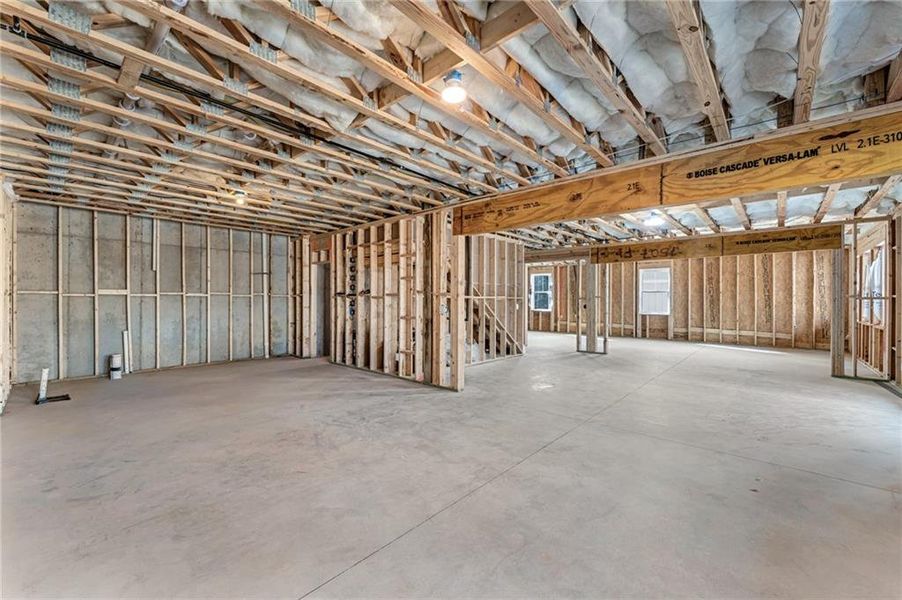 In-progress construction of a new home in , Cumming, GA (Image 47).