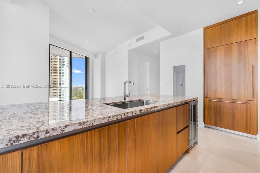 Furnished interior view inside a new home in , Miami (Image 10).