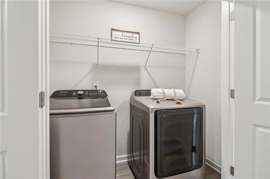Close-up of interior finishes inside a home in Cambridge at Towne Center, Hoschton (Image 18).