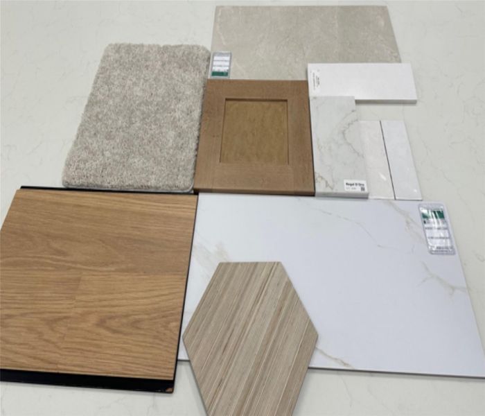 Sample of building materials used in homes in Goodnight Ranch, Austin (Image 21). Sample of building materials used in homes in Goodnight Ranch, Austin (Image 21).