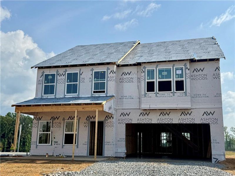 In-progress construction of a new home in Eastlyn Crossing, Flowery Branch, GA (Image 18).
