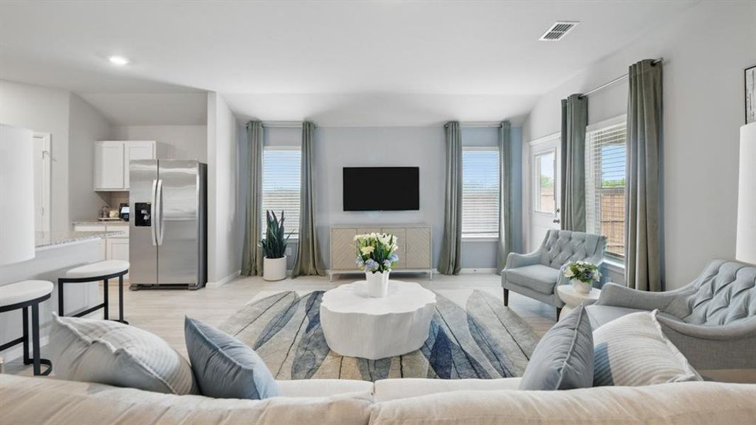 Furnished interior view inside a new home in The Hills at Reunion, Newark (Image 15).