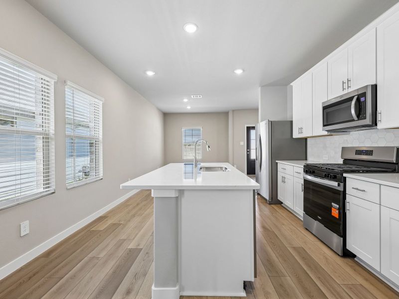 Furnished interior view inside a new home in Cibolo Hills West - Spring Series, Fort Worth (Image 8).