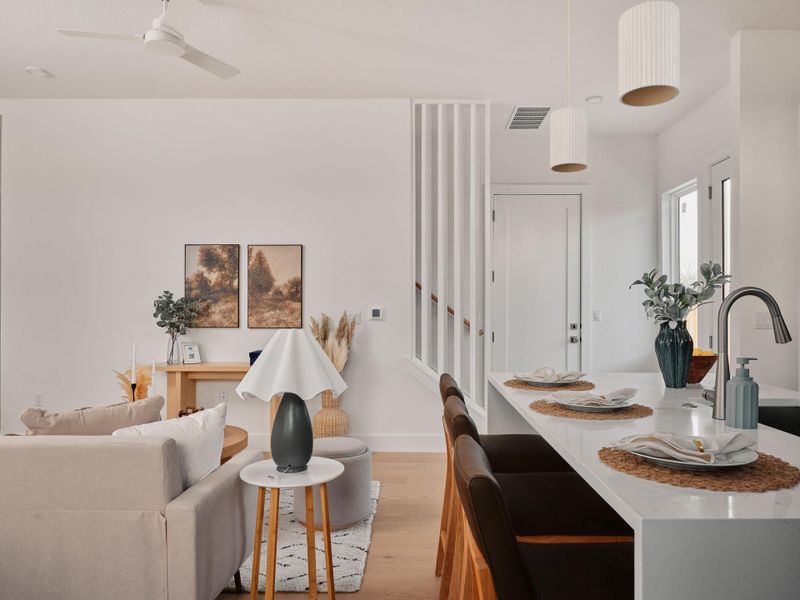 Furnished interior view inside a new home in , Austin (Image 15).