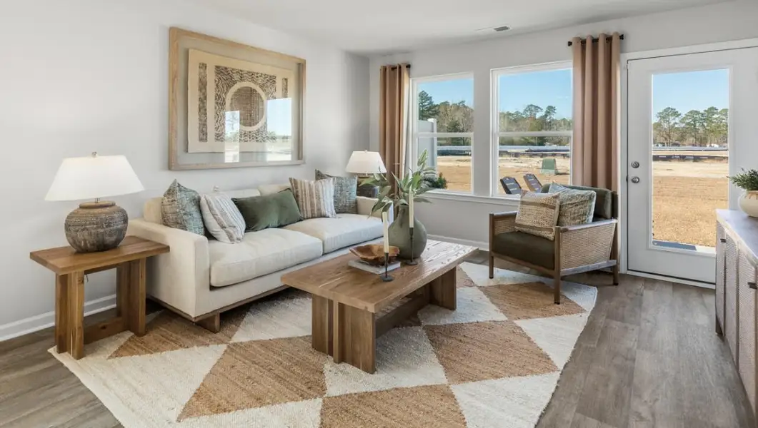 Furnished interior view inside a new home in McKenzie Gardens, Brunswick (Image 8).