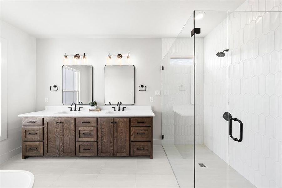 Furnished interior view inside a new home in , Temple (Image 9).