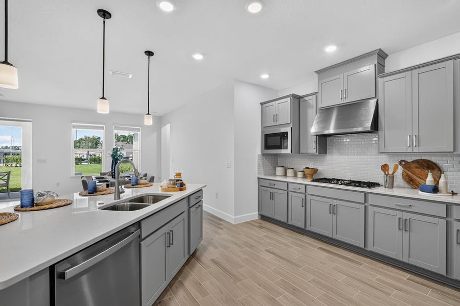 Representative furnished interior of a home built from the Abaco by Taylor Morrison in Ardisia Park, New Smyrna Beach (Image 9).