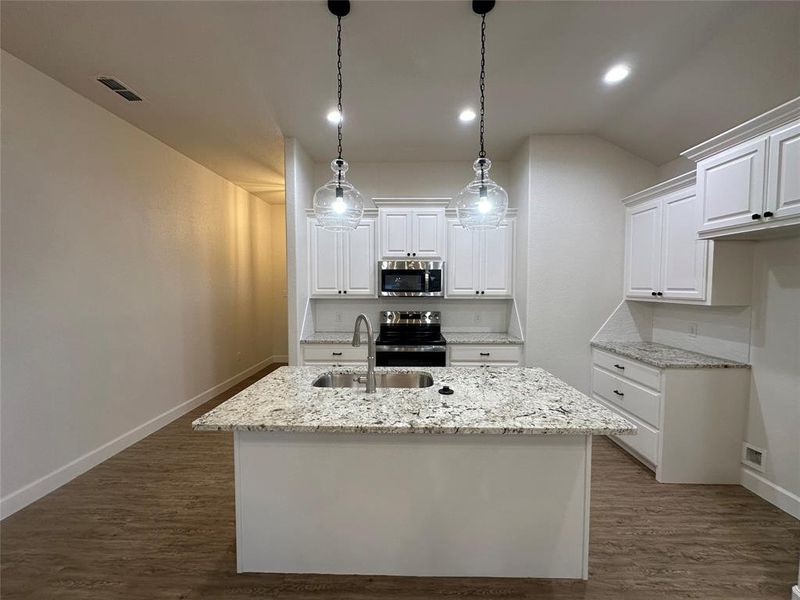 Furnished interior view inside a new home in , Abilene (Image 3).