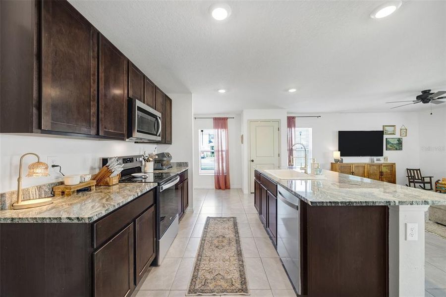 Furnished interior view inside a new home in Harvest Ridge, Zephyrhills (Image 9).