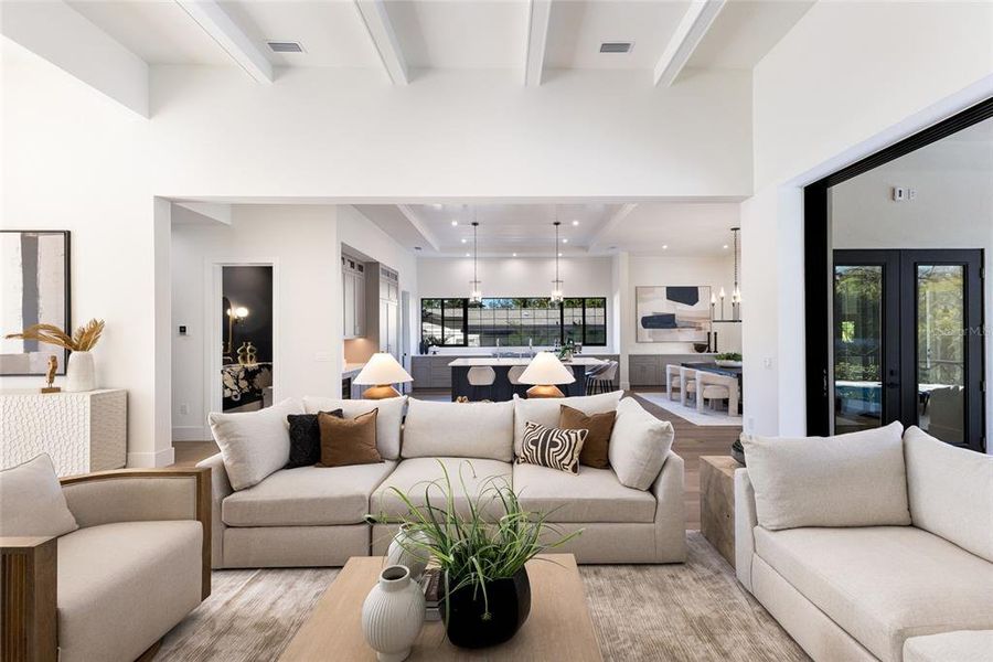 Furnished interior view inside a new home in , Sarasota (Image 11).