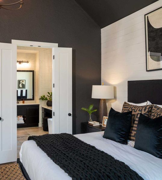 Representative furnished interior of a home built from the 216G by Highland Homes in Quail Hollow, Rockwall (Image 21).