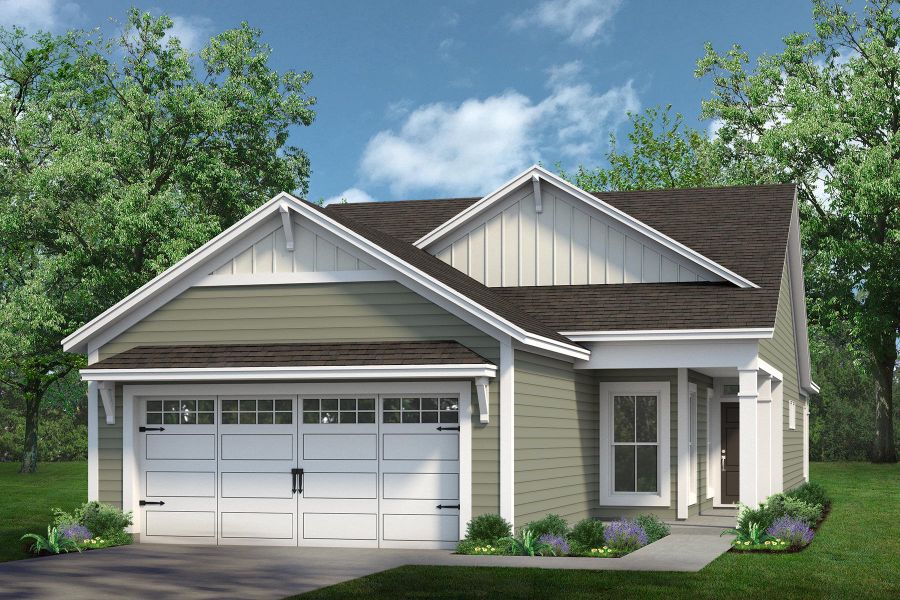 Representative exterior photo of a completed home built from the The Sunflower by Chesapeake Homes in Coastal Club of the Carolinas, Calabash, NC (Image 23).