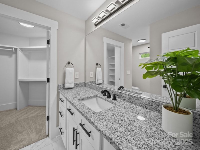 Furnished interior view inside a new home in , Charlotte (Image 17).