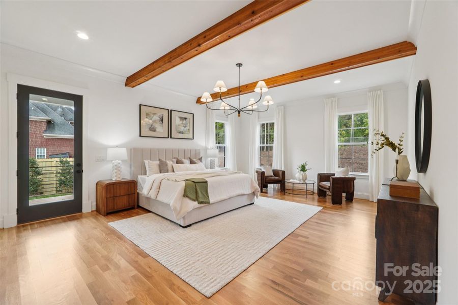 Furnished interior view inside a new home in , Charlotte (Image 12).