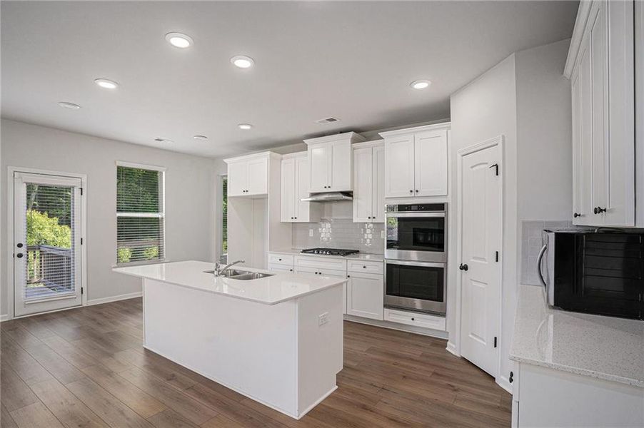 Furnished interior view inside a new home in , Hampton (Image 8).