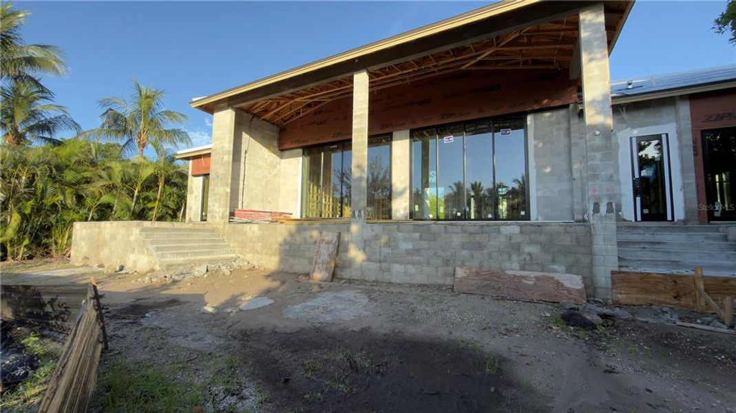 In-progress construction of a new home in , Sarasota, FL (Image 35).