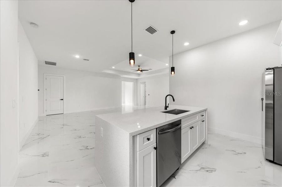 Furnished interior view inside a new home in , Cape Coral (Image 11).