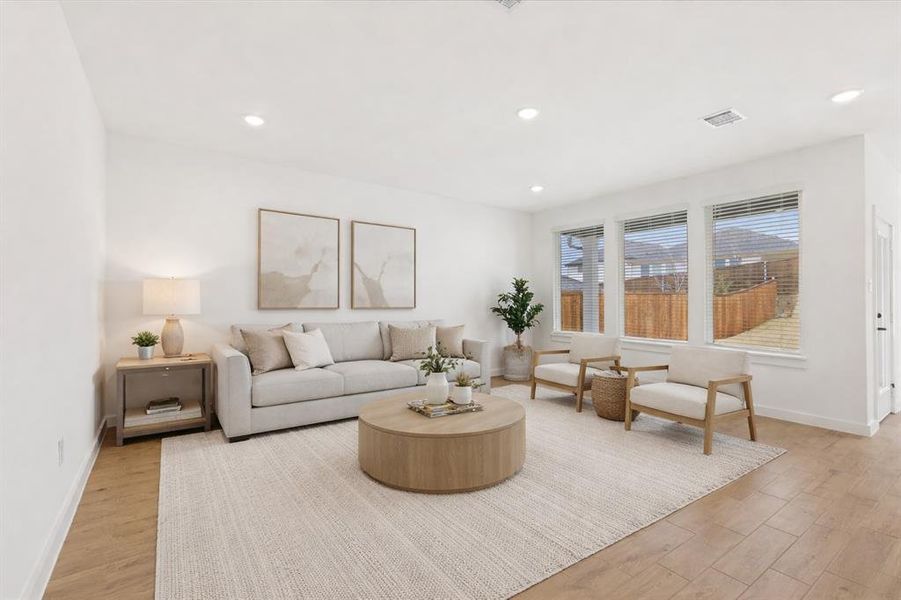 Furnished interior view inside a new home in Talon Hills, Saginaw (Image 8).