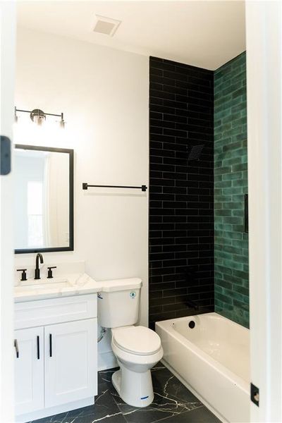 Furnished interior view inside a new home in , Atlanta (Image 35).