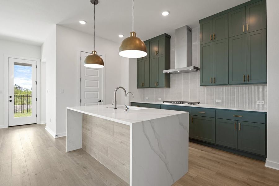 Furnished interior view inside a new home in Lagos Reserve, Manor (Image 9).