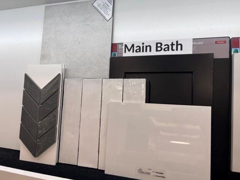 Main bath selections.