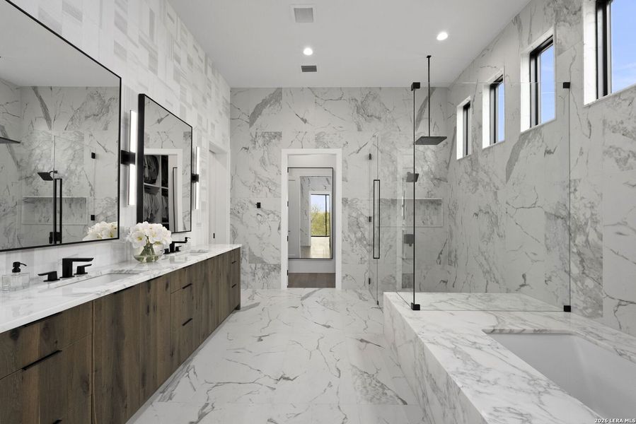 Furnished interior view inside a new home in , Boerne (Image 46).