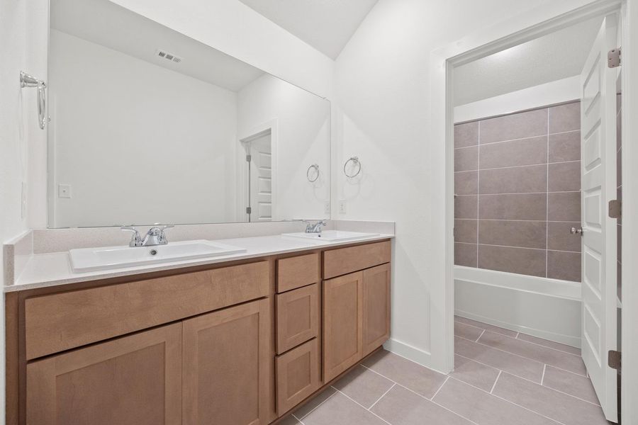 Furnished interior view inside a new home in Prairie Winds, Hutto (Image 11).