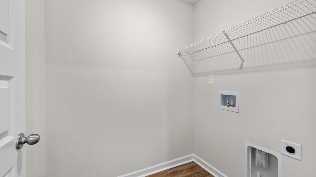 Representative unfurnished interior of a home built from the Edmon by D.R. Horton in Poplar Preserve, Newnan (Image 20).