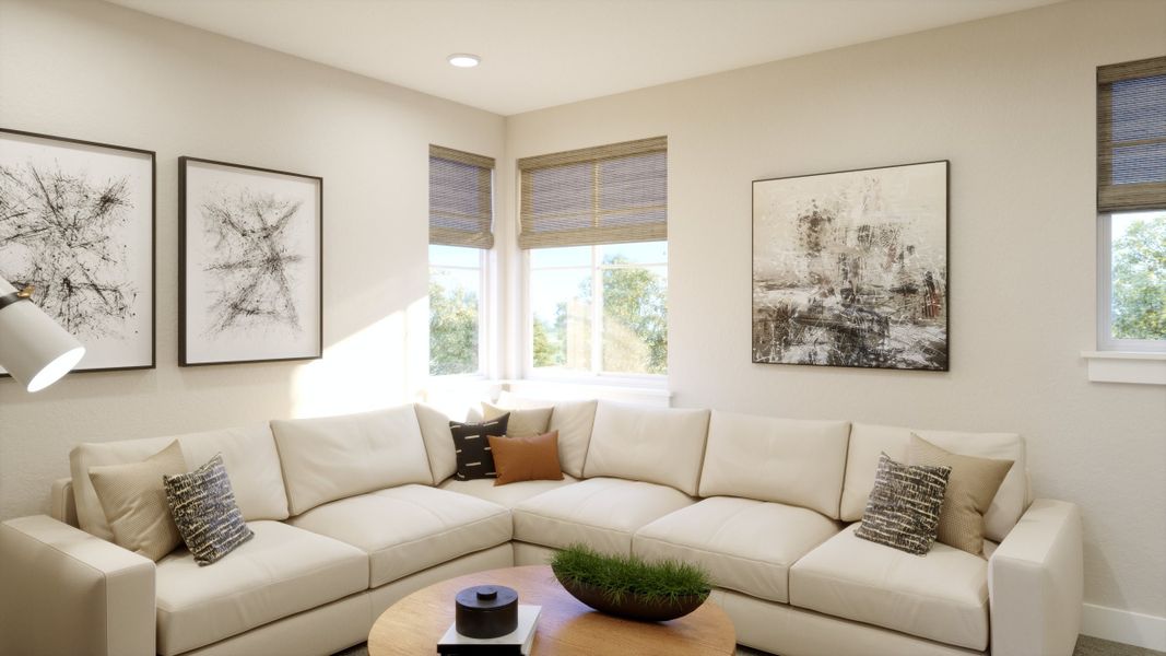 Representative furnished interior of a home built from the 3 by Trumark Homes in Trumark Homes at Tanterra, Parker (Image 11).