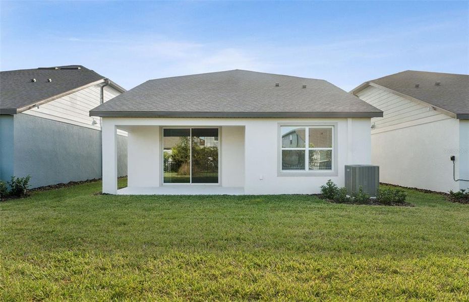 Exterior details and patio area of a home in Waterset, Apollo Beach (Image 3).