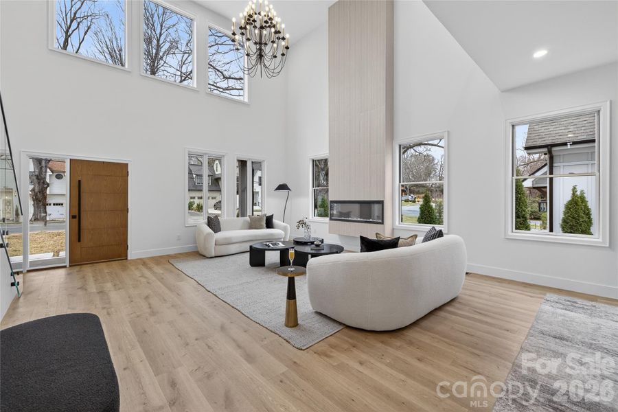 Furnished interior view inside a new home in , Charlotte (Image 10).