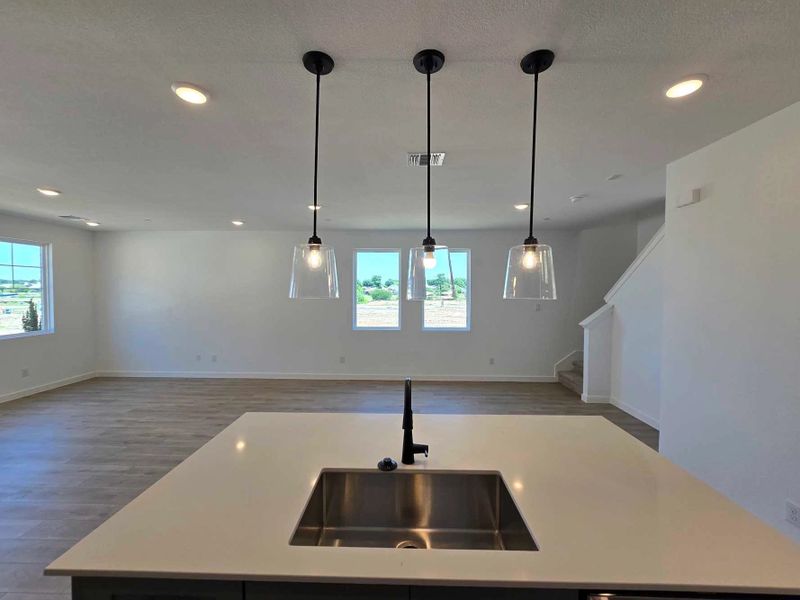 Open Kitchen-Living-Dining Room Construction Progress