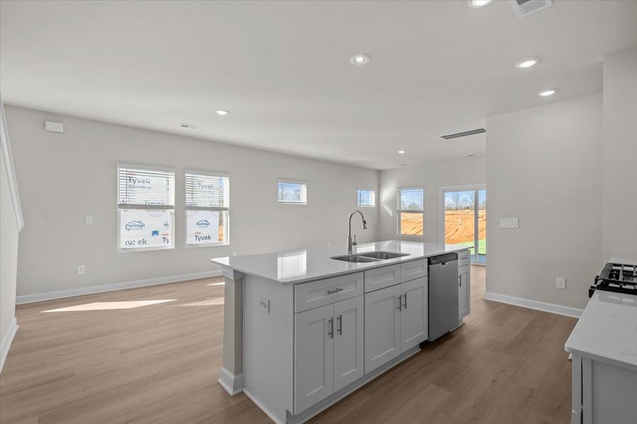 Furnished interior view inside a new home in Creek Ridge - Heritage Collection, Spartanburg (Image 5).