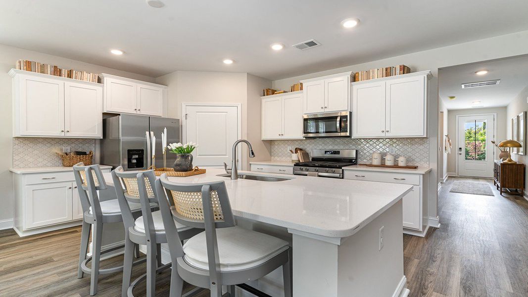 Furnished interior view inside a new home in The Bluffs at Mill Creek, Florence (Image 5).