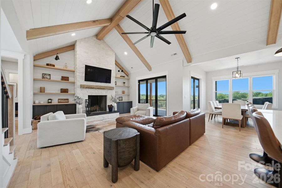 Furnished interior view inside a new home in , Hickory (Image 38).