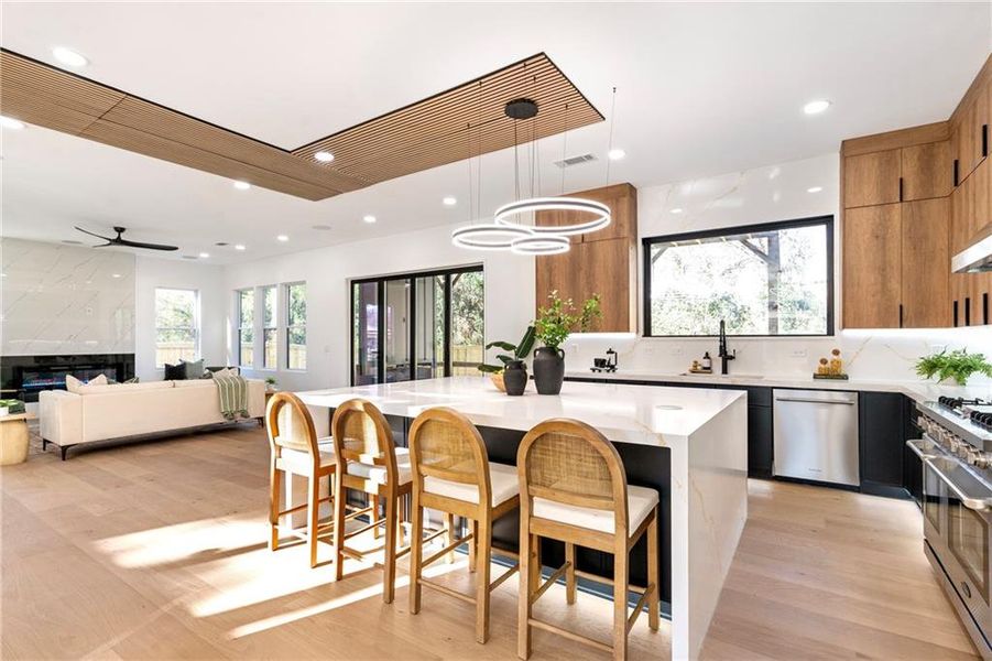 Furnished interior view inside a new home in , Decatur (Image 10).
