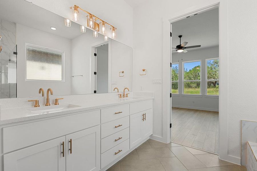 Furnished interior view inside a new home in Capitol Collection at Lariat, Liberty Hill (Image 5). Furnished interior view inside a new home in Capitol Collection at Lariat, Liberty Hill (Image 5).