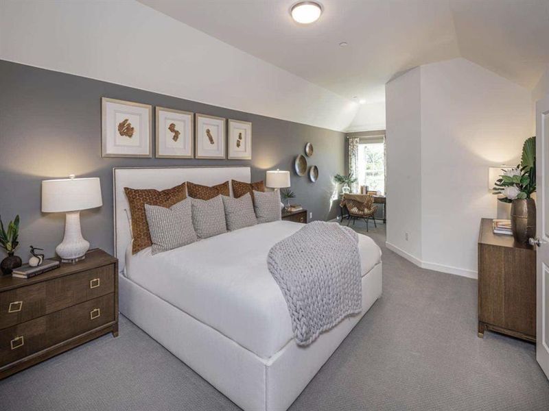 Furnished interior view inside a new home in , Aledo (Image 6).