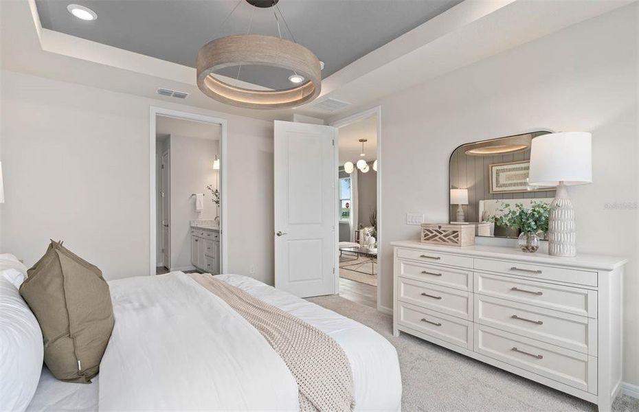 Furnished interior view inside a new home in Del Webb Sunbridge, St. Cloud (Image 15).
