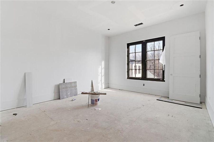 In-progress construction of a new home in , Alpharetta, GA (Image 25).