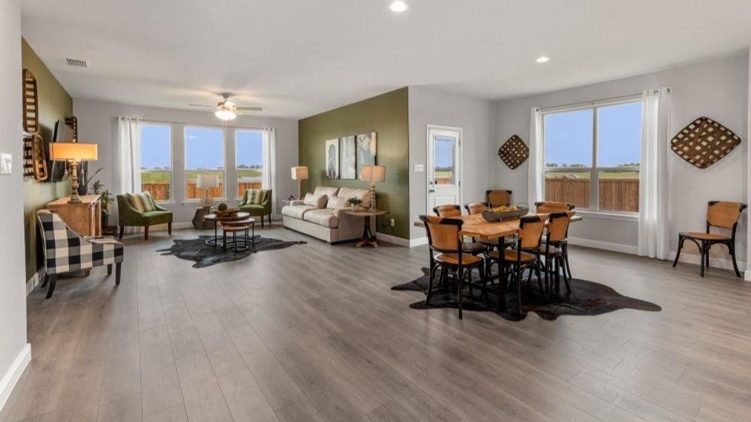 Furnished interior view inside a new home in Morningstar, Fort Worth (Image 7).