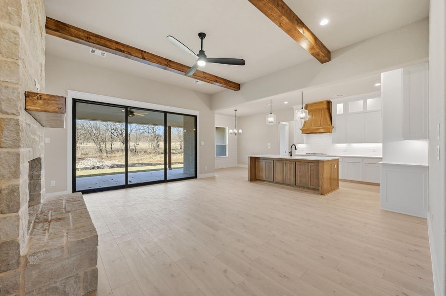 Spacious, unfurnished interior of a new home in Escondido Ranches, Poolville (Image 22). Spacious, unfurnished interior of a new home in Escondido Ranches, Poolville (Image 22).