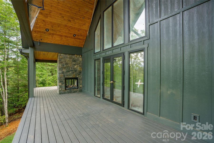 Exterior details and patio area of a home in , Hendersonville (Image 3).